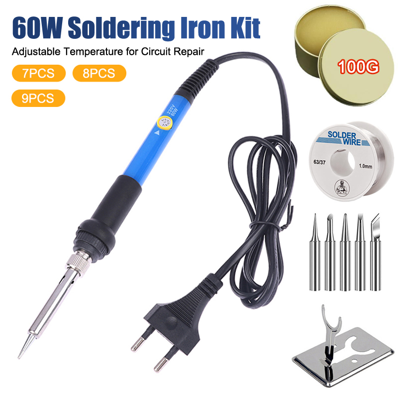 Diy Electronics Tools - Adjustable Temperature 220V 60W Soldering Iron