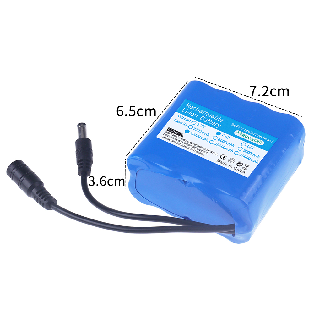 2S4P 18650 Lithium Battery 7.4 - Diy Rc Electronics recension och pris
