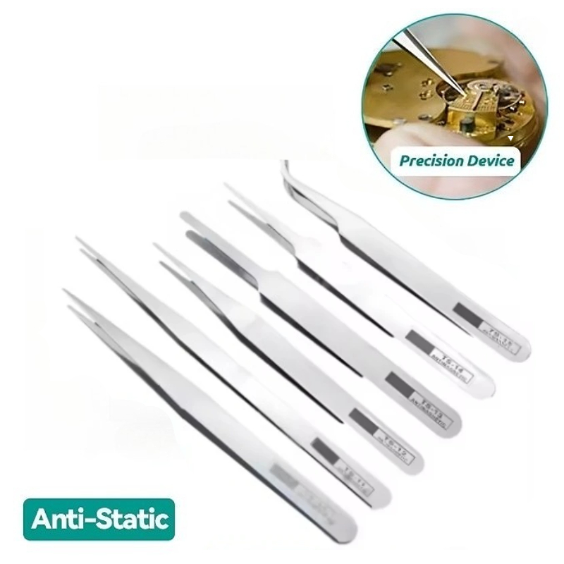 6Pcs Anti-static Stainless Ste - Diy Electronics Set recension och pris