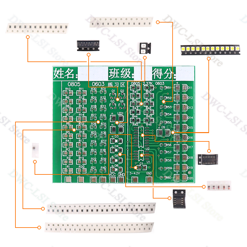 Class Kit Patch Components Wel - Diy Electronics Workbench recension och pris