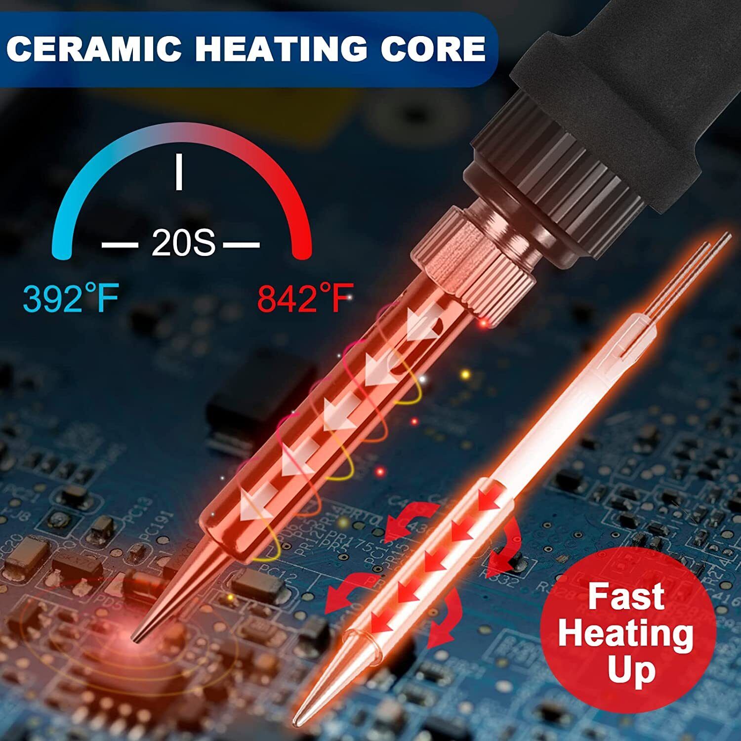 ILIBILIB 60W Soldering Iron Ki - Diy Electronics Bench recension och pris