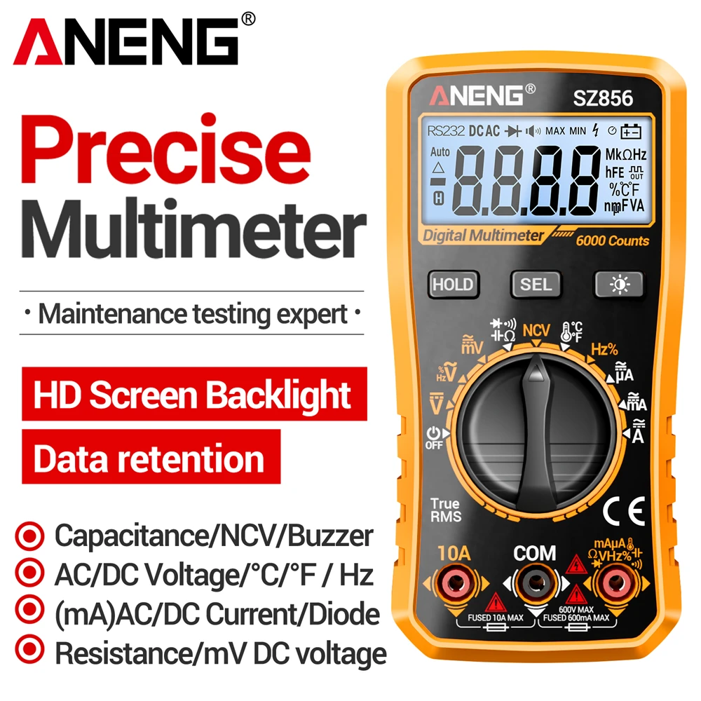 ANENG SZ856 intelligent multim - Diy Electronics Table recension och pris