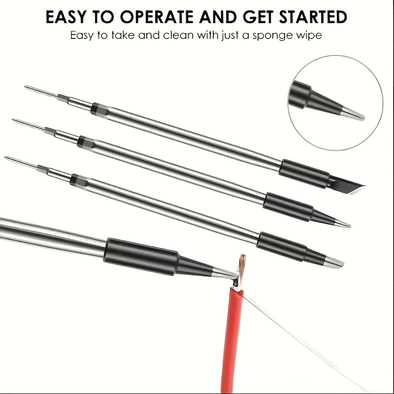3Pcs Replaceable Soldering Iro - Diy Electronics Bench recension och pris