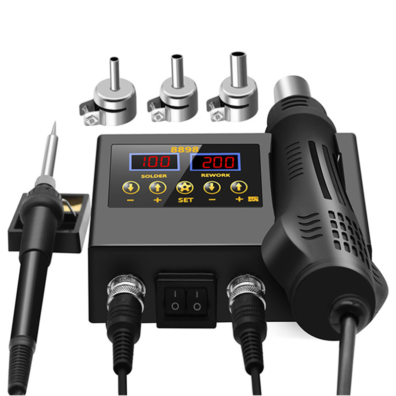 Digital Soldering Station 2 In - Hot Air Rework Station recension och pris
