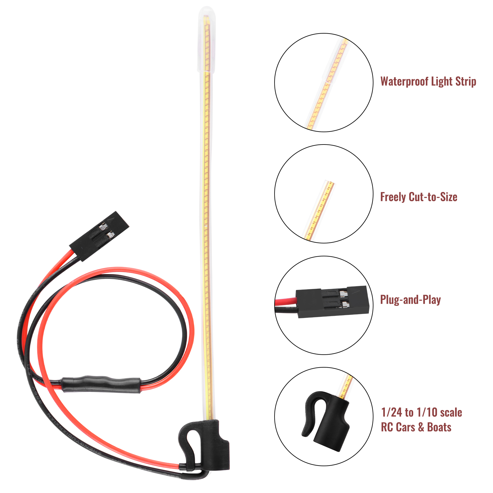 ModRax 2PCS LED RC Antenna Lig - Diy Rc Electronics recension och pris