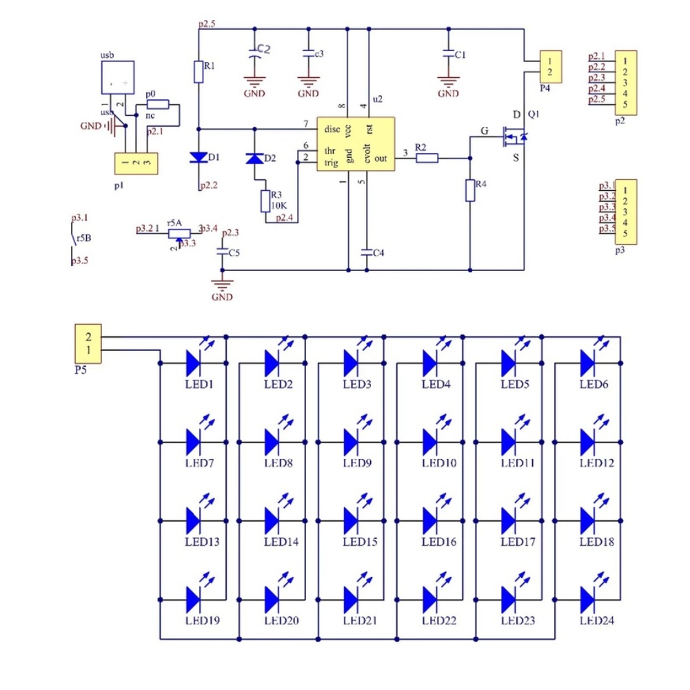 NE555 For PWM LED Desk Lamp DI - Diy Electronics Table recension och pris