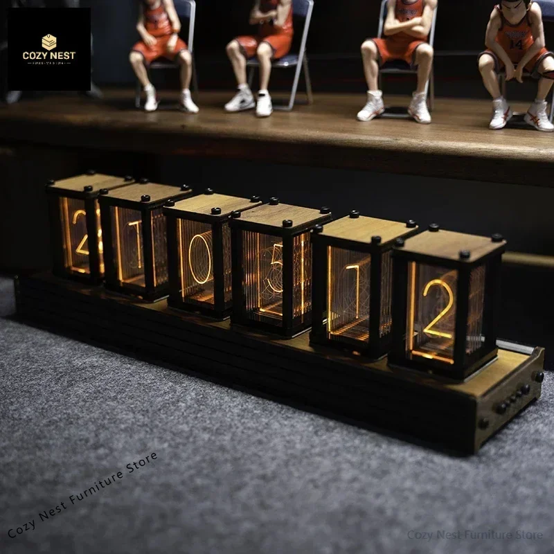 Luxury Nixie Glow Tube Clock W - Diy Electronics Table recension och pris