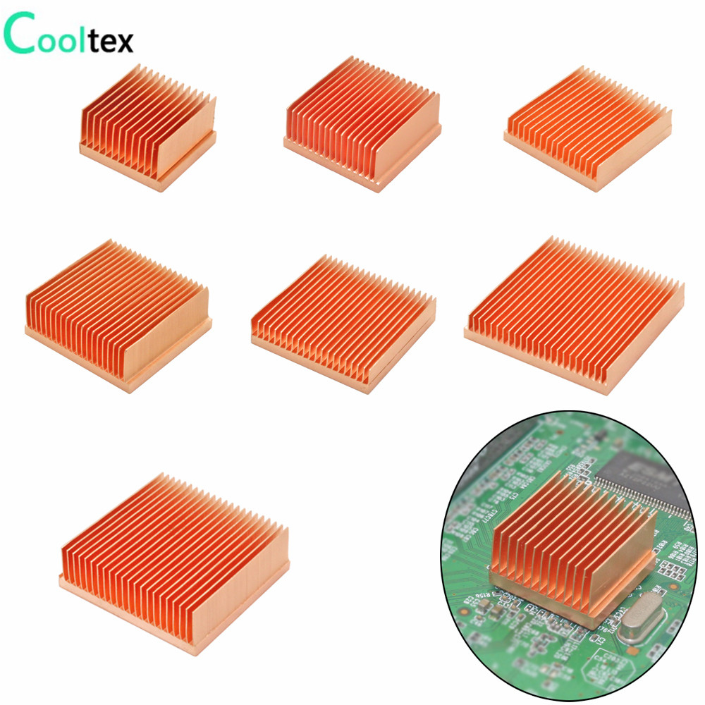 DIY Pure Copper Heatsink Skivi - Diy Electronics Raspberry Pi recension och pris