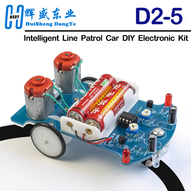 D2-5 Intelligent Track Car Ele - Diy Electronics Workbench recension och pris