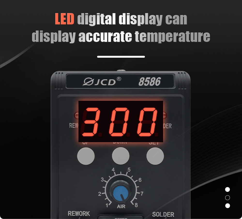 JCD 2 in 1 Soldering Station 8 - Hot Air Rework Station recension och pris
