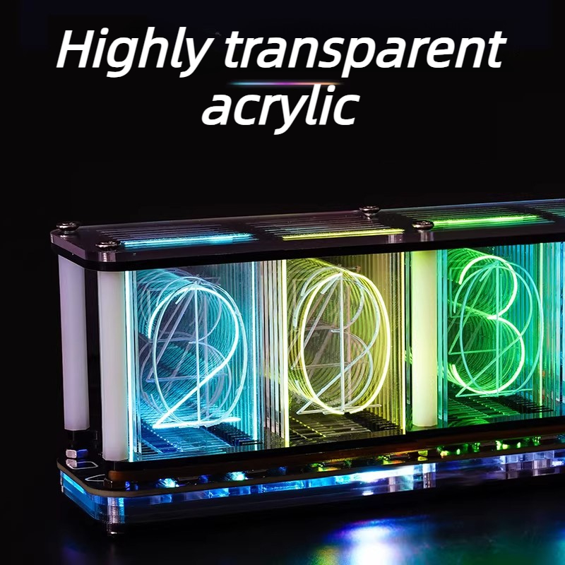 Glow Tube Clock Kit DIY Electr - Diy Electronics Table recension och pris
