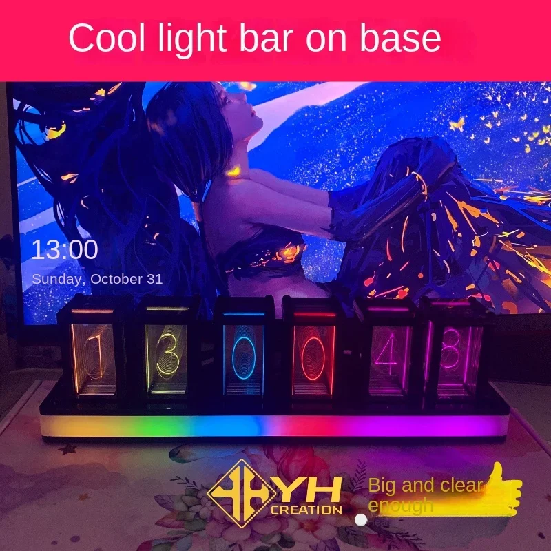 Led Table Clock Digital Silent - Diy Electronics Table recension och pris
