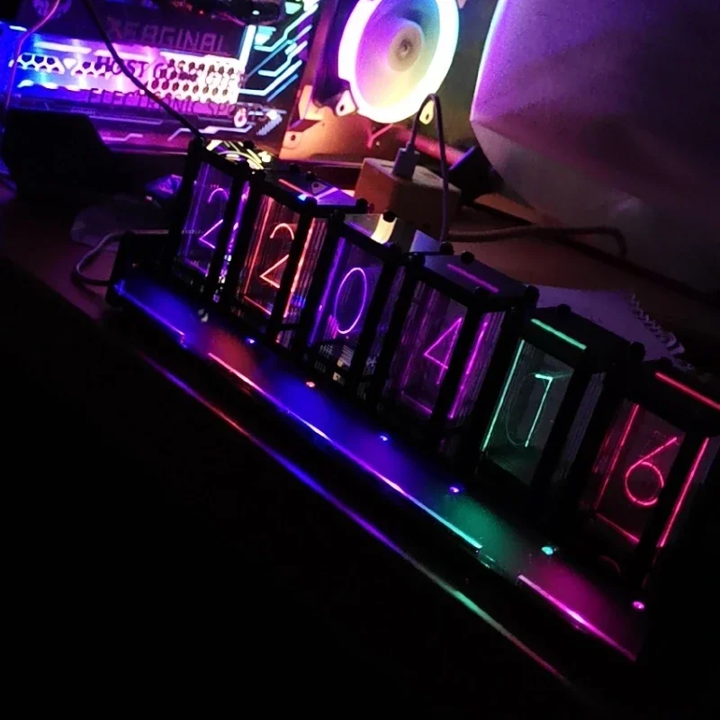Led Table Clock Digital Silent - Diy Electronics Table recension och pris